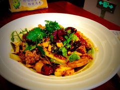 牛骨髓花菜娃娃菜等无敌组合！-拿渡麻辣香锅(和谐广场店)