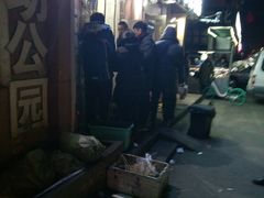 -劳动公园新疆人烤腰子