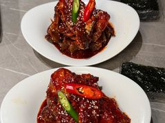 -草家酱蟹炭火烤肉店(珲春南路一店)