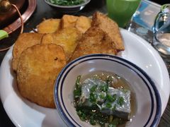 鸡蛋炸馒头片-芝麻花餐厅(祁家豁子店)