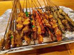 烤羔羊肉串-木屋烧烤(西南角店)
