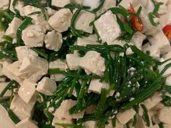 沙葱拌豆腐-宁夏国强手抓羊肉·清真菜(未央路凤三店)