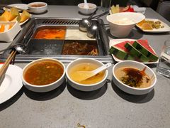 番茄锅的汤-海底捞火锅(振华商厦店)