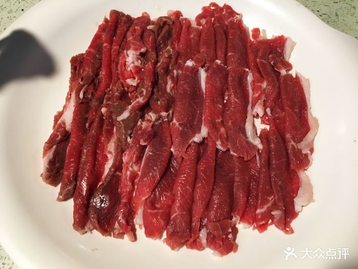 杨火老灶火锅(首都机场店)手切鲜羊肉图片