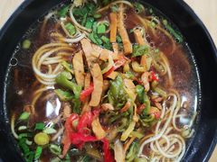 青椒干子肉丝面-瞻老元面馆(双塘路店)