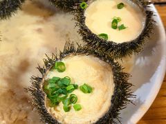 海胆蒸蛋-蓝湾碧波·老字号·疍家非遗海上餐厅