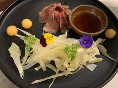 三年金钱火腿配大理手撕乳扇-泓0871臻选云南菜·味庄
