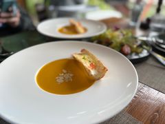 香浓奶油南瓜汤-喜洲吧·江畔老船厂·庭院餐厅(喜临院店)