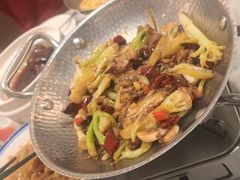 香锅开心花菜-小菜园新徽菜(宜兴八佰伴店)