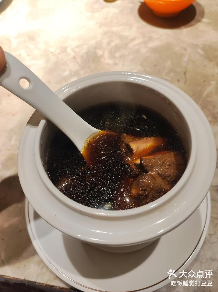 黑蒜汤值得一试太鲜甜