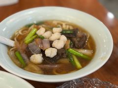 品奎元四宝之虾爆鳝面-奎元馆.百年奎元.非遗传承(西湖边的解放路店)