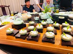 手剥龙井虾仁-十八棵（老龙井）御茶园(老龙井店)