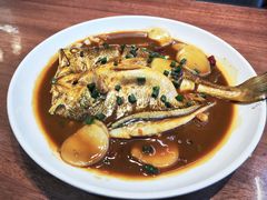 大黄鱼烧水磨年糕-伊田园·鱼鲜·杭帮家常菜(滨康路店)