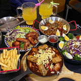 炸鸡薯条拼盘享不停