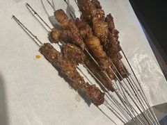 秦川黄牛招牌烤肉筋-叁宝烧烤 西安烧烤 领跑品牌(学府路店)