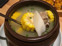 玉米山药排骨汤-蔡阿水羊肉店
