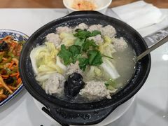 砂锅白菜丸子-北大地皖峰饭馆