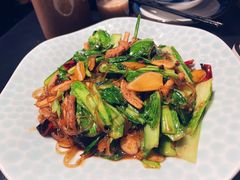 盆栽小白菜炒粉条-梅飞酒家(桑园路店)