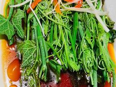 白灼丝瓜尖-懒人盐府人家(航天桥店)