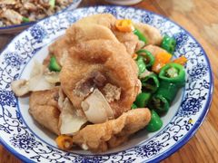 五花肉焖油豆腐-好呷八大碗(五羊店)