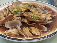 姜葱炒油蛤-鑫悦楼煎蟹·16年海鲜大排档