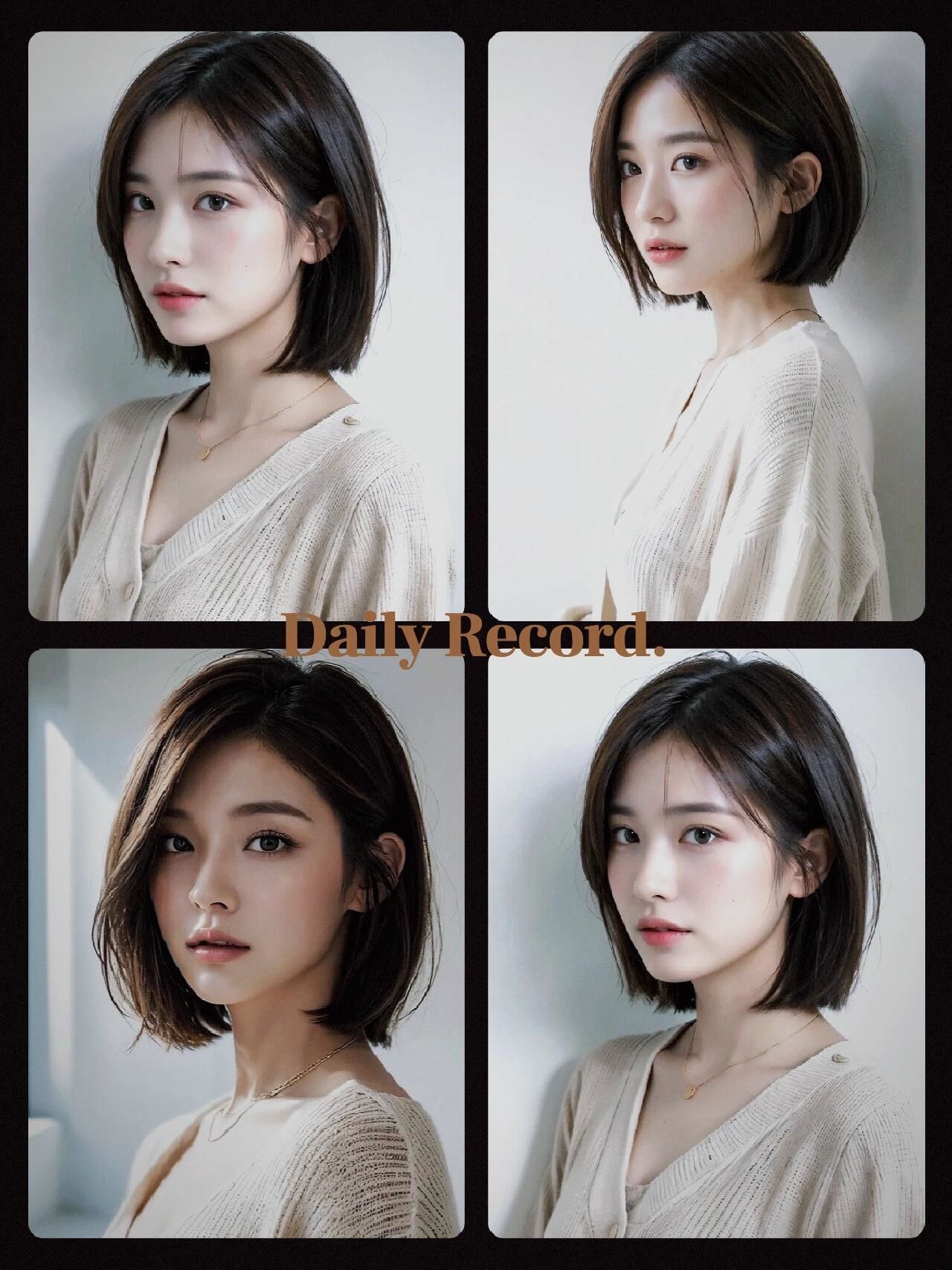 今天给大家分享这款简约又高级的中发发型👇👇👇