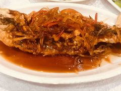 五柳松子鱼-珠江大饭店