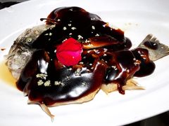 西湖醋鱼-绿茶餐厅(华联万柳店)