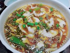 青椒乌鱼片-锦庐道地川菜(来福士店)
