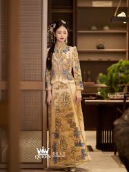 点击看大图 -艾拉·女王婚纱礼服馆