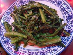 蒜茸油麦菜-范记靖远羊羔肉(博物馆店)