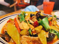 很牛的肝腰合炒-兔槽江湖菜·重庆璧山兔(水围店)