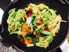 干锅有机花菜-万重锦·人文川菜馆(骡马市店)