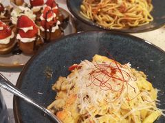 芝士蘑菇鲜虾意大利面-BE BRIGHT KITCHEN(正佳广场店)