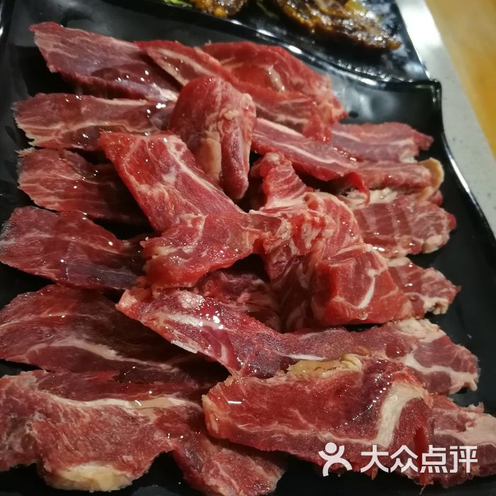 五花上奖炭火烤肉韩味腌牛肉图片-北京烧烤-大众点评网