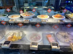 自助取餐区-渔民船说·北塘海鲜·天津菜·海肠捞饭(北塘古镇店)