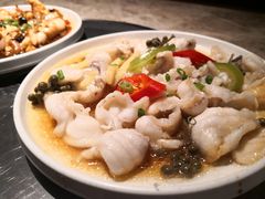 鲜花椒蒸鱼腩-淘米捞·米汤脆鲩鱼火锅(福田皇岗店)