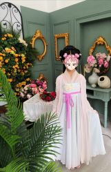 -后宫·古装汉服京剧儿童亲子全家福摄影