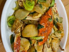 白蟹炒年糕-红灯笼龙凤饭店(宁波老字号店)