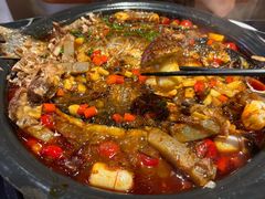 -探鱼·鲜青椒爽麻烤鱼(银泰城店)