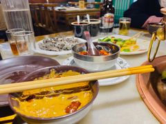 现炸辣椒油-京门老爆三·铜锅涮肉 爆肚(望京店)