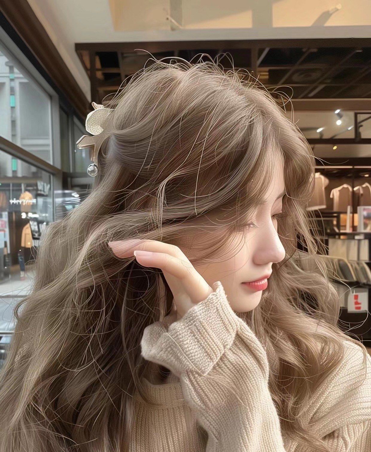 奶茶发色推荐掉色也好看