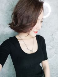 -INS羽毛接发·巴黎画染