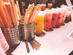 等位出饮口-喜茶(北京三里屯太古里店)