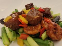 虾皇酱爆炒M9和牛-宝丽轩中餐厅BAOLIXUAN