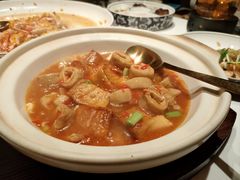 红椒酱大肠焖水鬼重-炳胜私厨(万象前海店)