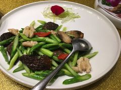 桃仁虾饺皇酿羊肚菌-颂福楼·南京菜(定淮门店)