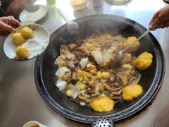 -粘豆包柴火铁锅炖