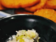 炸窝头配臭豆腐-宣武小院涮肉(前门店)