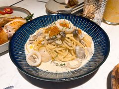 干贝三文鱼籽奶油意面-nata&bica(松江大学城店)